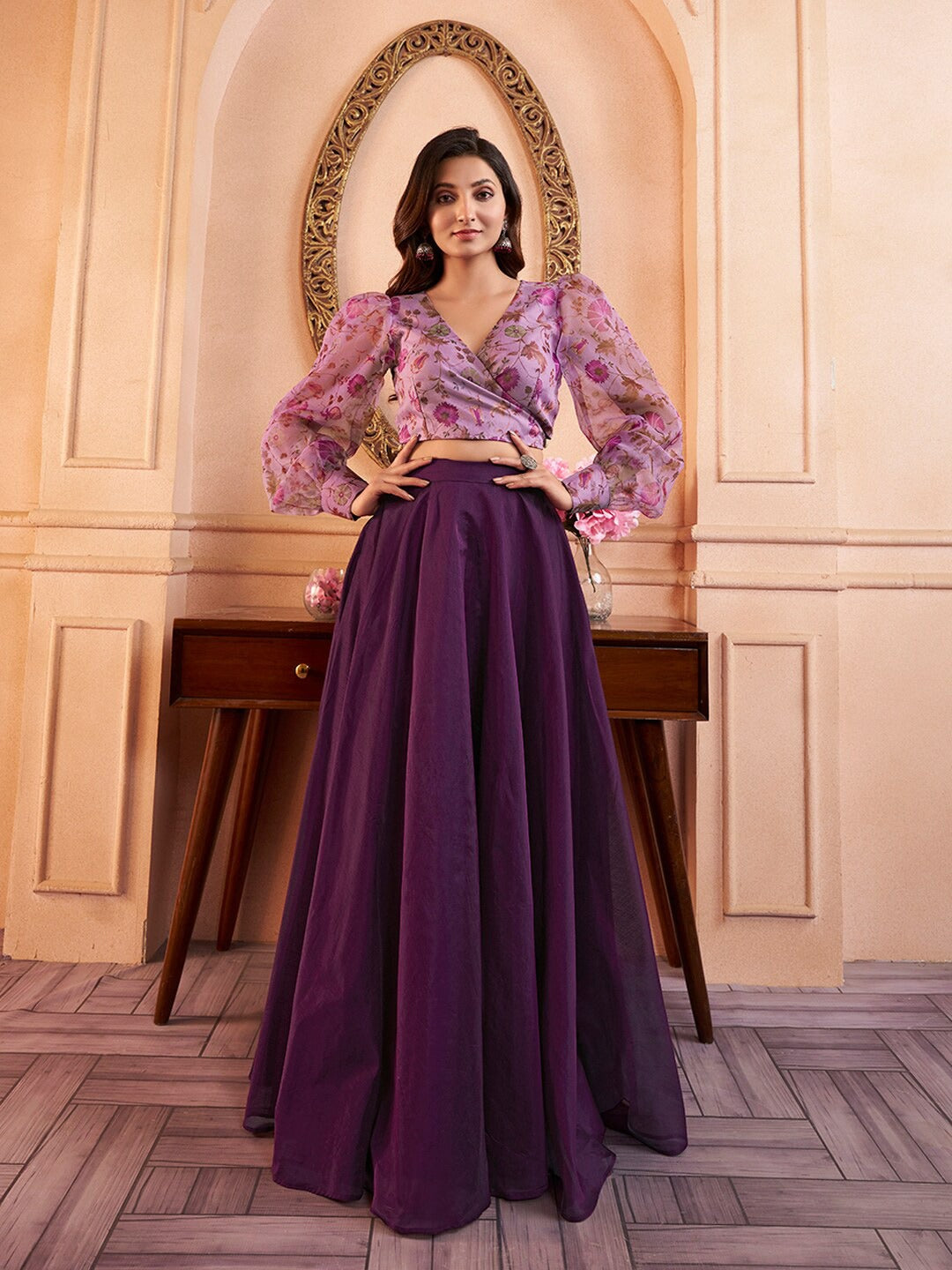 Purple co ord skirt hotsell