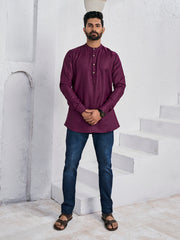 Band Collar Straight Kurta