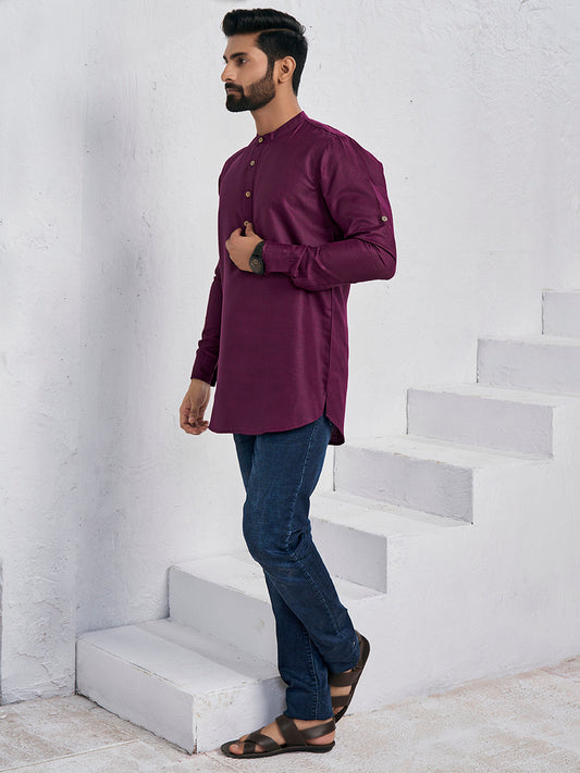 Band Collar Straight Kurta