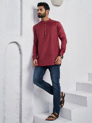 Band Collar Straight Kurta