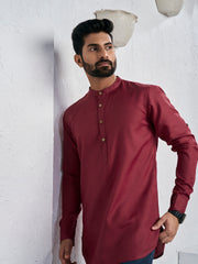 Band Collar Straight Kurta