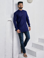 Band Collar Straight Kurta