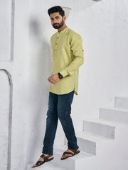 Band Collar Straight Kurta