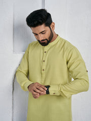 Band Collar Straight Kurta