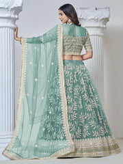 Praiseworthy Net Embroidered Lehenga Choli