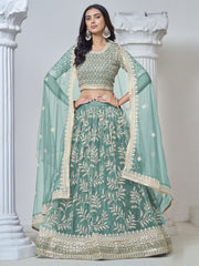 Praiseworthy Net Embroidered Lehenga Choli