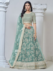 Praiseworthy Net Embroidered Lehenga Choli