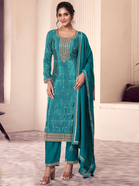 Rama Digital Printed & Embroidered Eid Wear Salwar Suit