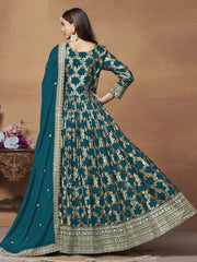 Rama Dola Jacquard Festive Anarkali Suit