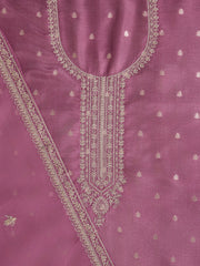 Embroidered Unstitched Kurta & Trouser With Dupatta