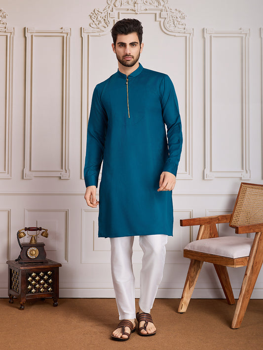 Woven Design Jacquard Straight Kurta Set