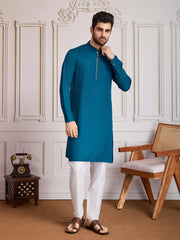 Woven Design Jacquard Straight Kurta Set