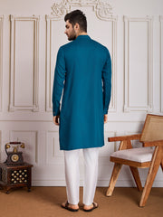 Woven Design Jacquard Straight Kurta Set