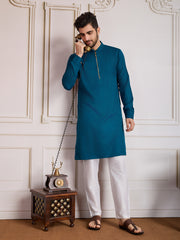 Woven Design Jacquard Straight Kurta Set