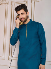 Woven Design Jacquard Straight Kurta Set