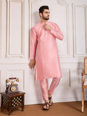 Embroidered Straight Kurta & Trousers