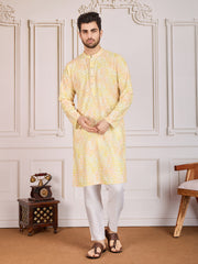 Embroidered Kurta With Trouser