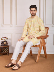 Embroidered Kurta With Trouser