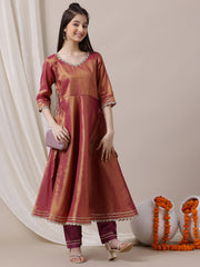 Girls Empire Anarkali Kurta with Trousers