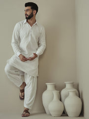 Men Ethnic Motifs Regular Kurta with Dhoti Pants