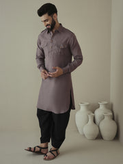 Men Regular Kurta with Dhoti Pants