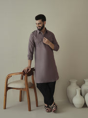 Men Regular Kurta with Dhoti Pants