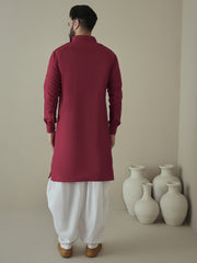 Men Regular Kurta with Dhoti Pants