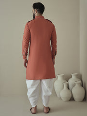 Men Regular Kurta with Dhoti Pants