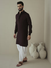 Men Embroidered Regular Thread Work Kurta with Dhoti Pants