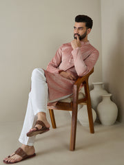 Men Regular Kurta with Trousers