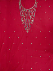 Embroidered Unstitched Dress Material