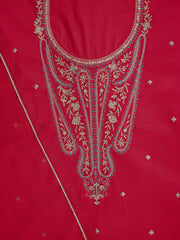 Embroidered Unstitched Dress Material