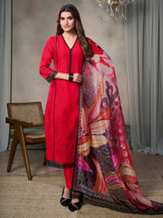 Women Floral Printed Regular Kurta with Trousers & With Dupatta