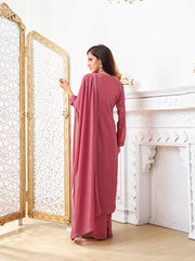 Women Ethnic Motifs Embroidered Regular Sequinned Kurta with Palazzos & With Dupatta