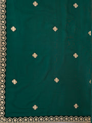 Women Ethnic Motifs Embroidered Regular Sequinned Kurta with Trousers & With Dupatta