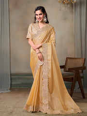 Sequinned Organza Saree