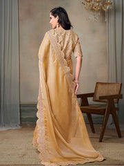 Sequinned Organza Saree