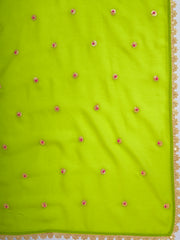 Floral Sequinned Saree