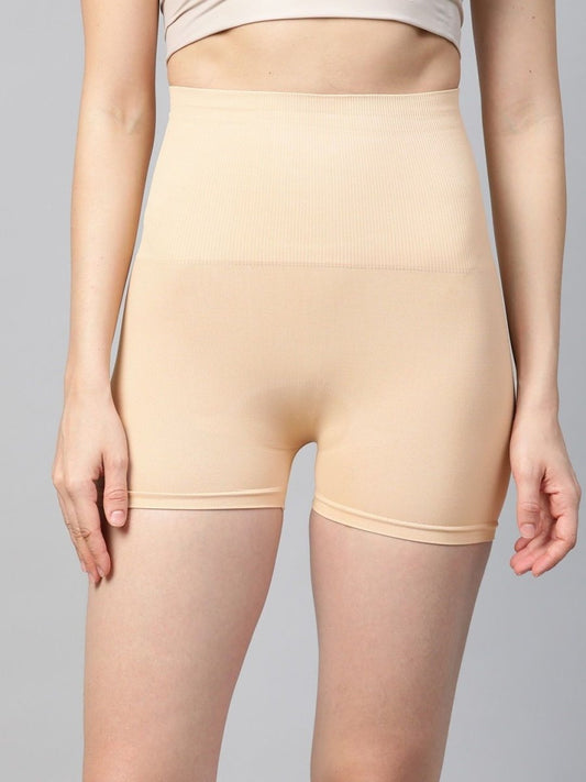 Beige Tummy Thigh Shapewear - inddus-us