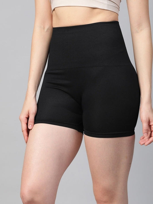 Black Tummy Thigh Shapewear - inddus-us