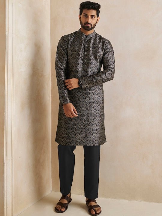 Ethnic Motif Printed Straight Kurta - Inddus.com