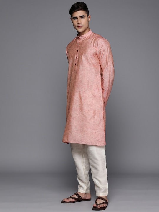 Men Mandarin Collar Kurta - Inddus.com