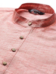 Men Mandarin Collar Kurta - Inddus.com