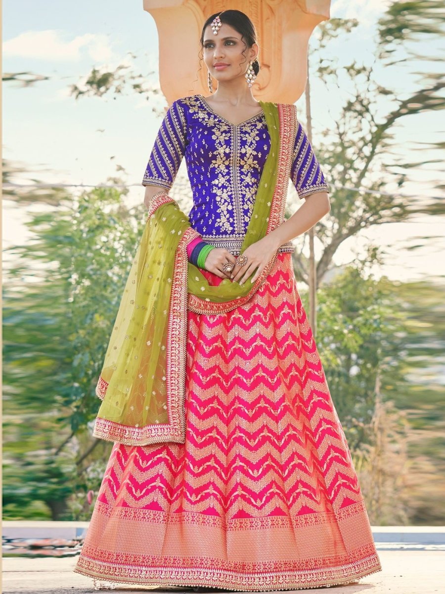 Rani Silk Festive Lehenga Choli - Inddus.com