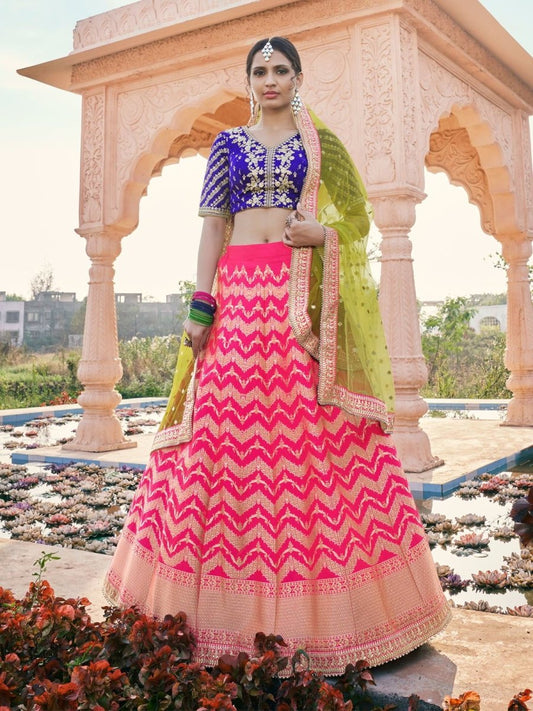 Rani Silk Festive Lehenga Choli - Inddus.com