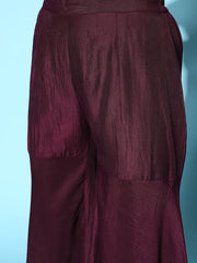 Tiered Gotta Patti Kurta With Sharara - Inddus.com