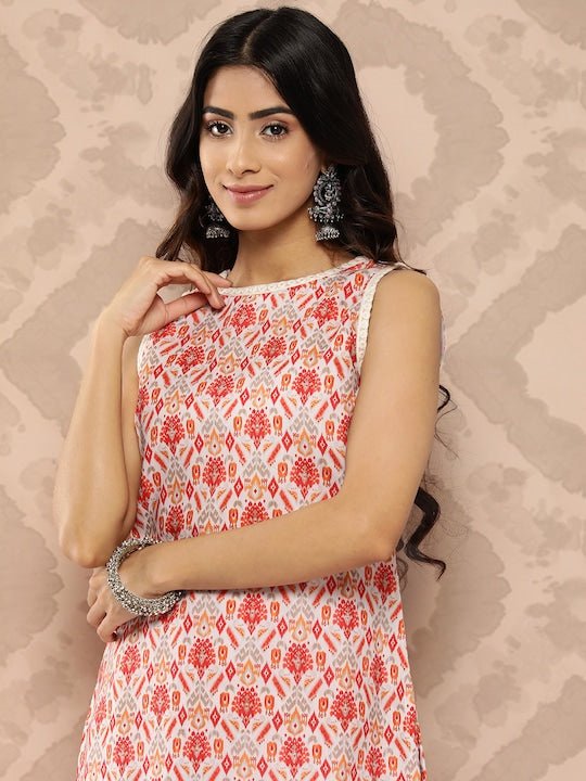 Women Ethnic Motifs Printed Regular Kurta with Palazzos - Inddus.com