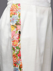 Women Multicoloured Floral Printed Kurta with Trousers - Inddus.com