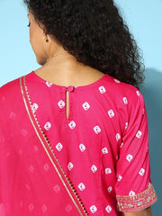 Women Regular Kurta with Sharara & Dupatta - Inddus.com