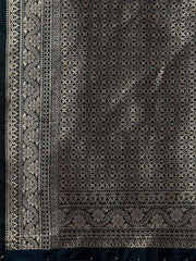 Woven Design Ethnic Motifs Zari Saree - Inddus.com